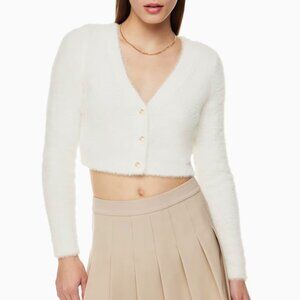 Aritzia Sunday Best Reese Cardigan (Escape White, Size Small)